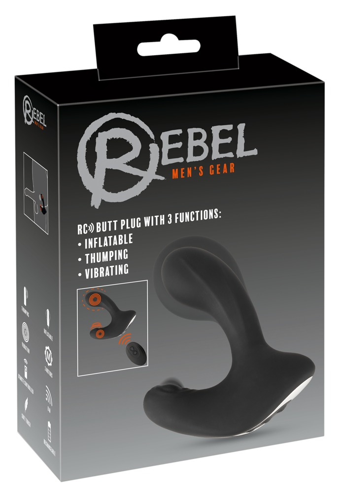 Vibrator Rebel RC Butt Plug with 3 functions [10]