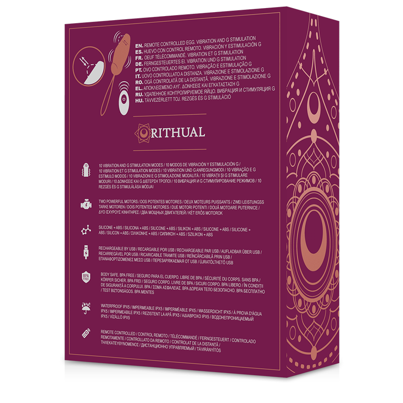 Vibrator Rithual Egg remote control vibration [20]