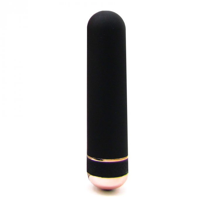 Vibrator Saninex Orgasmic Elegance Black And Gold 13 Cm [1]