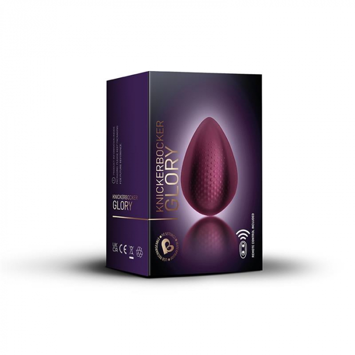 Vibrator Rocks Off Remote Control Panty Stimulator Knickerbocker Glory Burgundy [8]