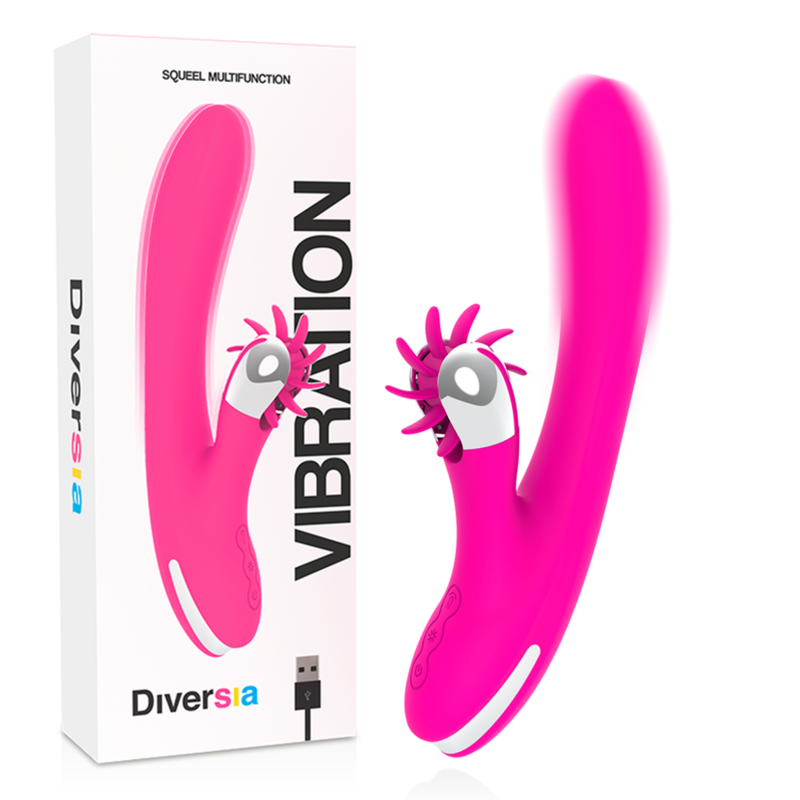 Vibrator Roz Diversia Bunny vibrating 24 cm [3]