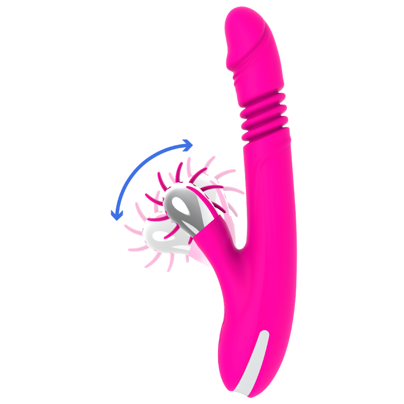 Vibrator Roz Femei Diversia Bunny up down 24 cm [4]