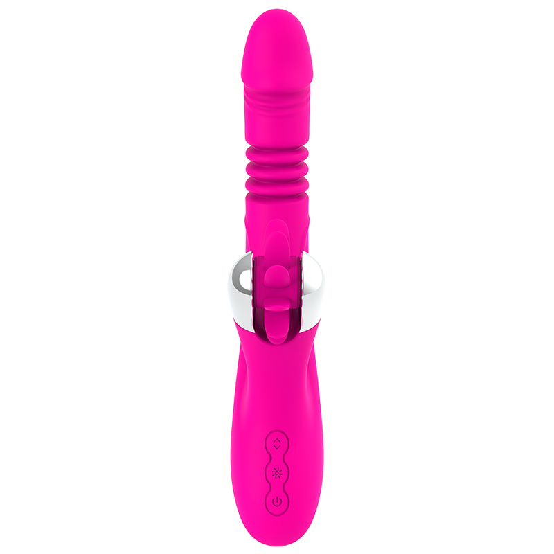 Vibrator Roz Femei Diversia Bunny up down 24 cm [5]