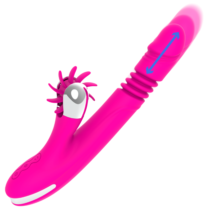 Vibrator Roz Femei Diversia Bunny up down 24 cm [1]