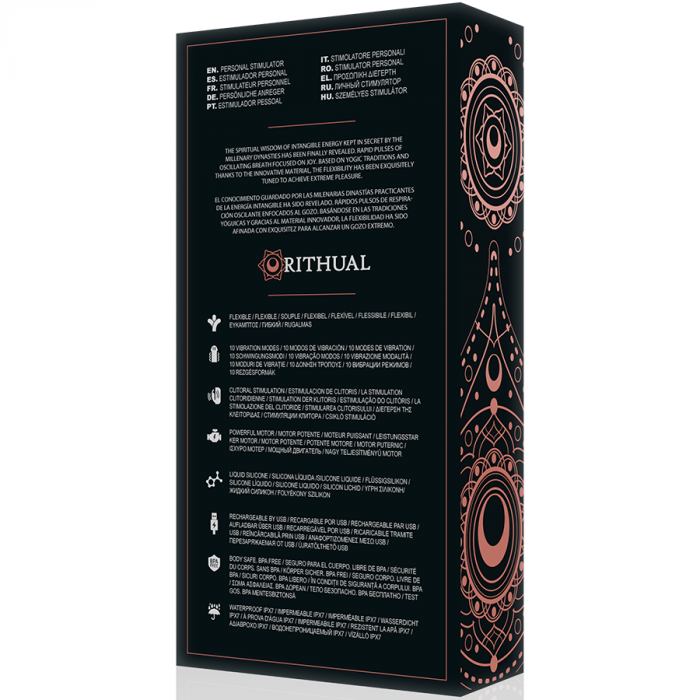 Vibrator Rithual Anusara Dual Motor Rechargeable 2.0 Black [8]