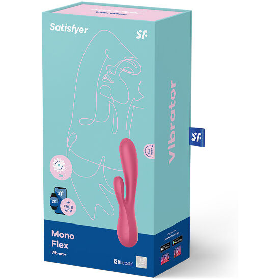 Vibrator Satisfyer Mono Flex Red With App [3]