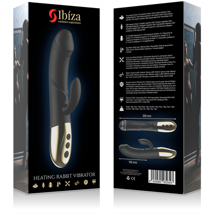 Vibrator Ibiza Powerful Anatomical Vibrator With Rabbit [4]