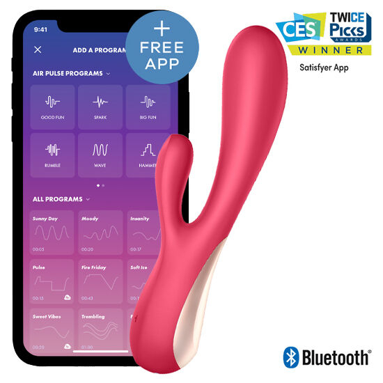Vibrator Satisfyer Mono Flex Red With App [1]