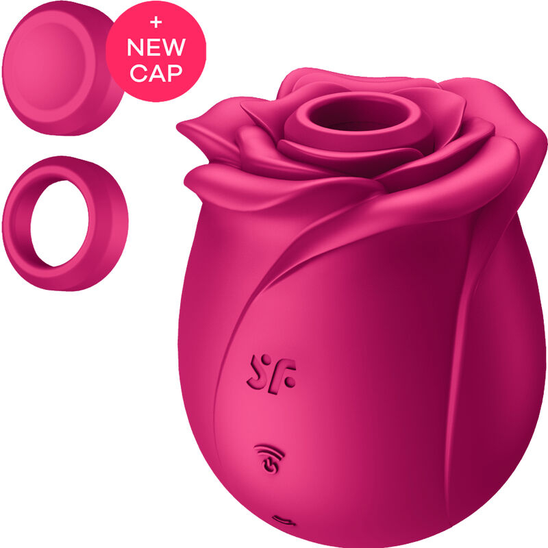 Vibrator Stimulator Clitoris Satisfyer Air Pulse Pro 2 Classic Blossom Vibrator [3]