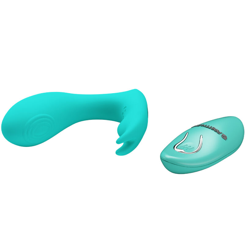 Vibrator Stimulator Clitoris Pretty Love Idabelle Vibration & Pulsation Remote Control Blue [1]