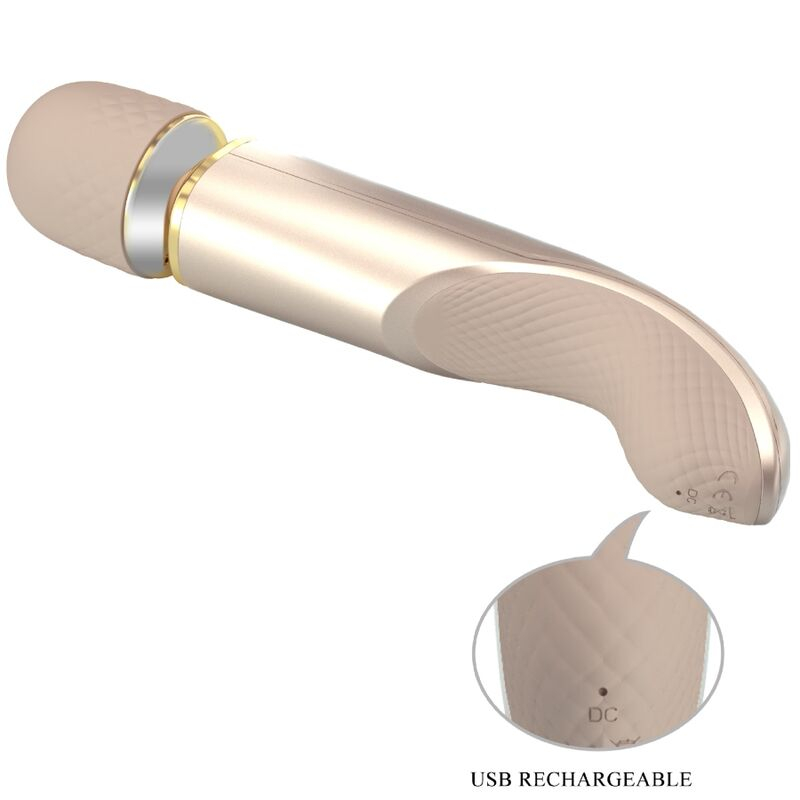 Vibrator Stimulator Clitoris Pretty Love Massager 7 Vibration Modes Champagne [2]