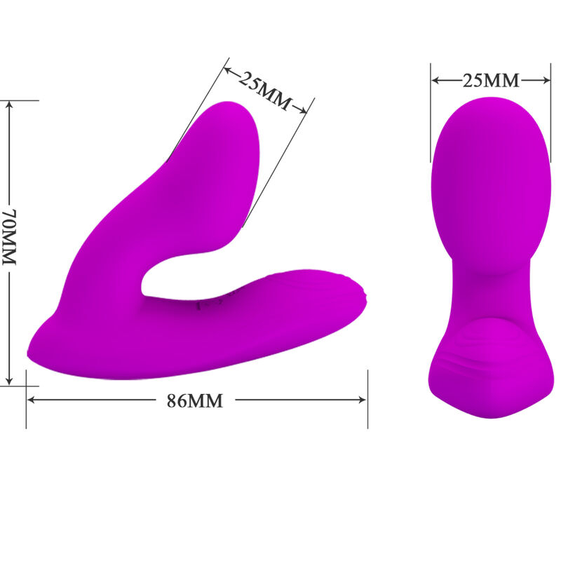 Vibrator Stimulator Clitoris Pretty Love Melvin Clitoris Massager With Remote Control [3]