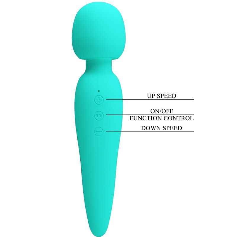 Vibrator Stimulator Clitoris Pretty Love Meredith Massager 12 Vibration Modes Aqua Green [2]