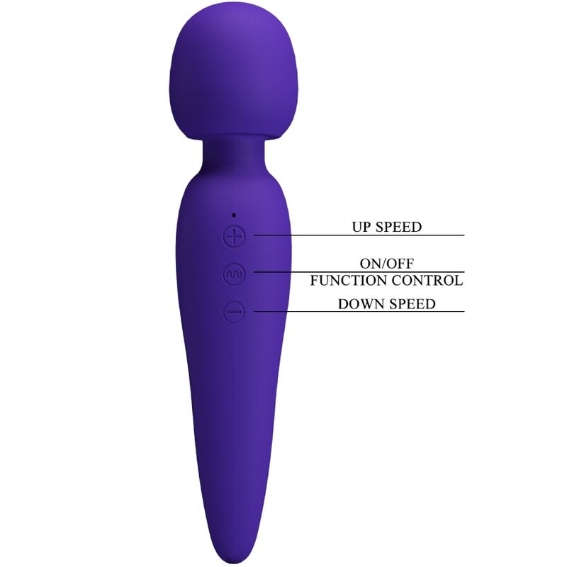 Vibrator Stimulator Clitoris Pretty Love Meredith Massager 12 Vibration Modes Purple [9]