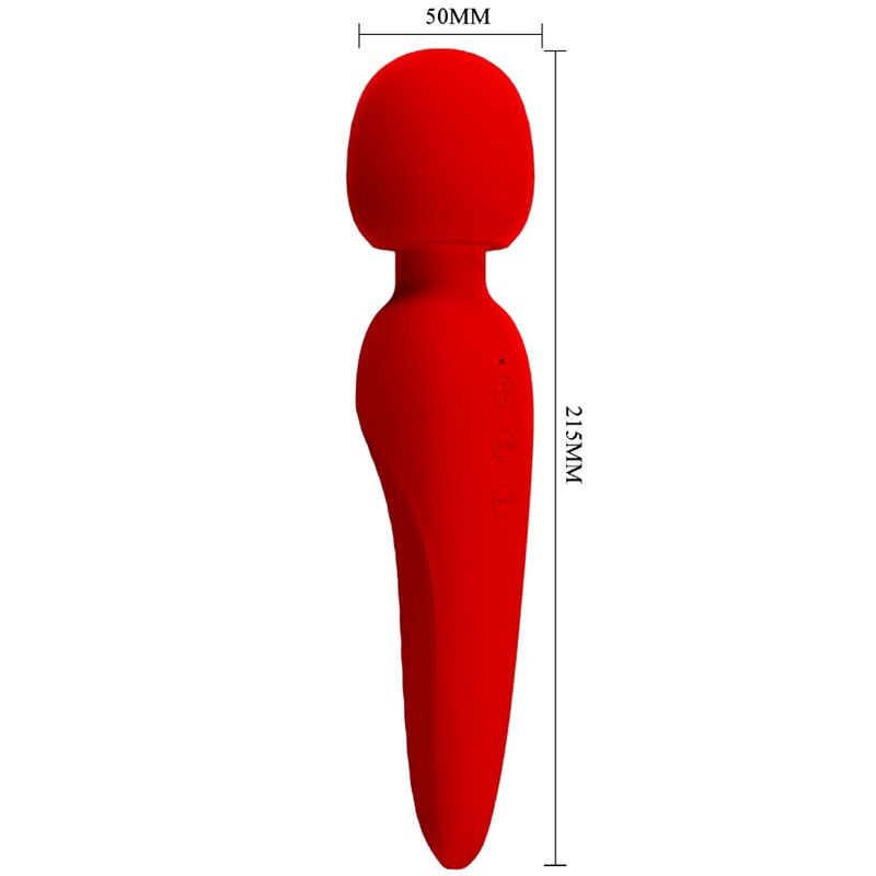 Vibrator Stimulator Clitoris Pretty Love Meredith Massager 12 Vibration Modes Red [7]