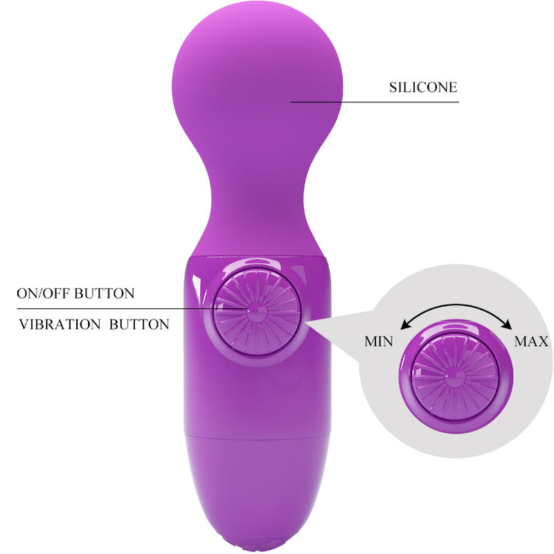 Vibrator Stimulator Clitoris Pretty Love Purple Mini Personal Massager [6]