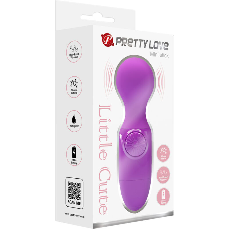 Vibrator Stimulator Clitoris Pretty Love Purple Mini Personal Massager [7]