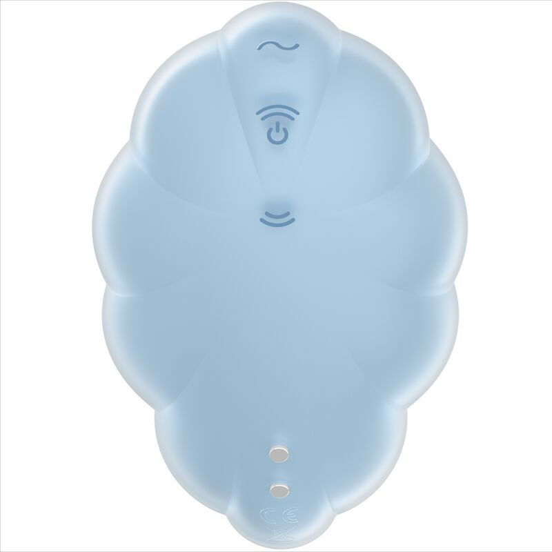 Vibrator Stimulator Clitoris Satisfyer Clound Dancer Blue Air Pulse Vibrator [3]