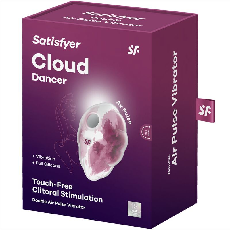 Vibrator Stimulator Clitoris Satisfyer Clound Dancer Red Vibrator Air Pulse [2]