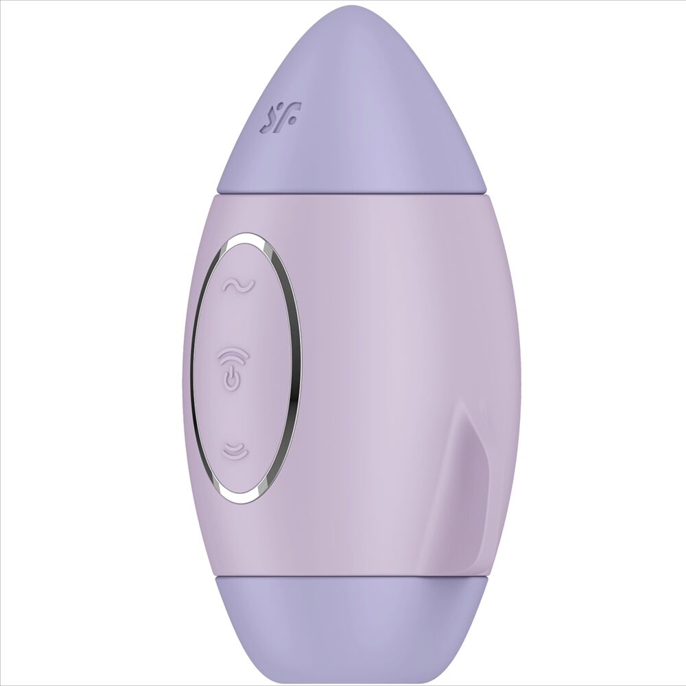 Vibrator Stimulator Clitoris Satisfyer Mission Control Lilac Small Double Impulse Vibrator [3]