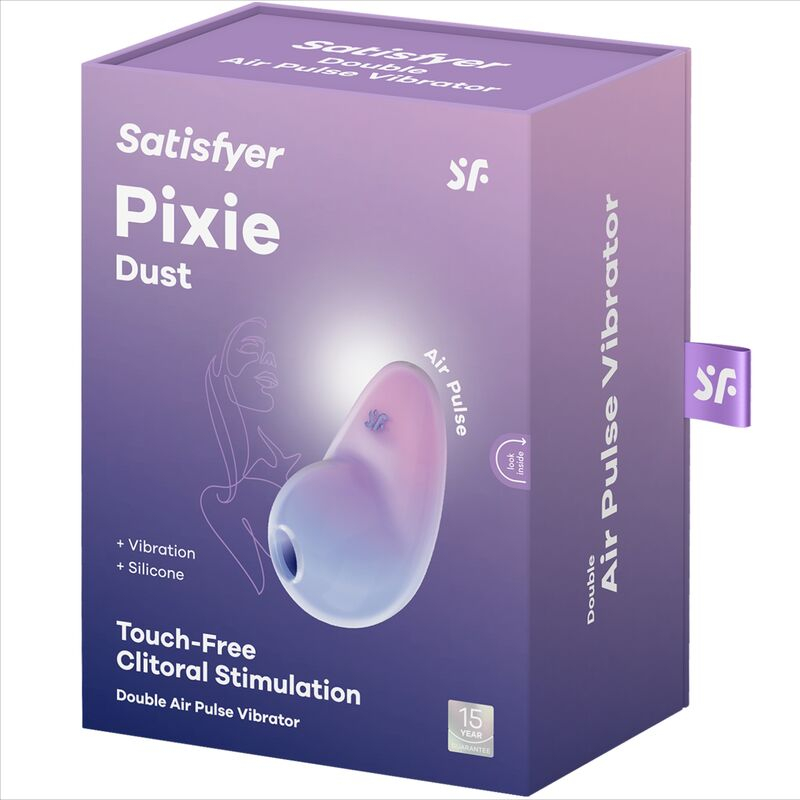 Vibrator Stimulator Clitoris Satisfyer Pixie Dust Lilac Air Pluse Stimulator [2]