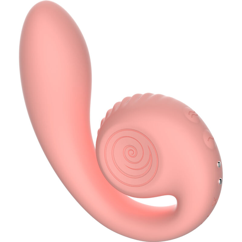 Vibrator Stimulator Clitoris Snail Vibe Gizi Dual Stimulator Pink [4]