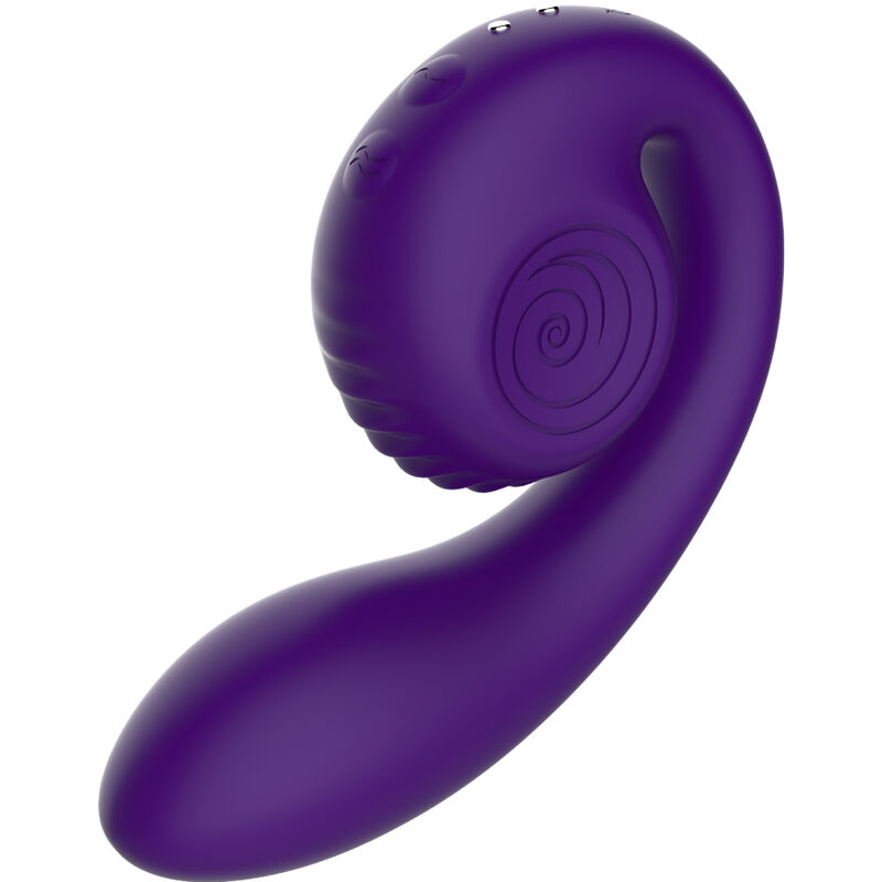 Vibrator Stimulator Clitoris Snail Vibe Gizi Dual Stimulator Purple [2]