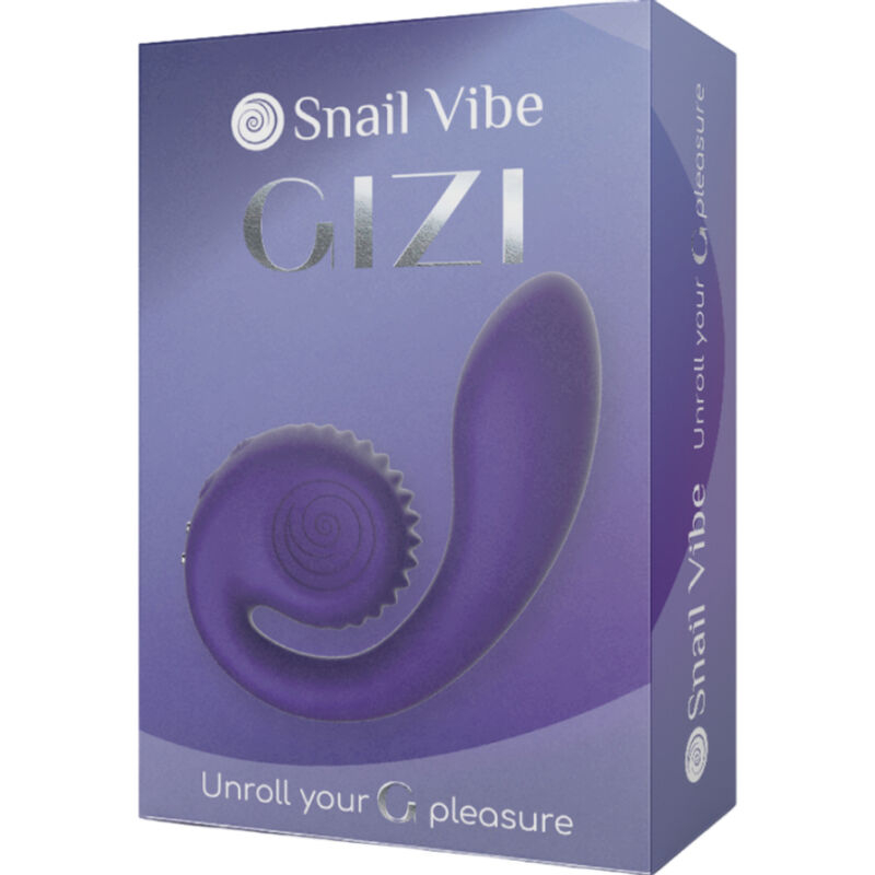 Vibrator Stimulator Clitoris Snail Vibe Gizi Dual Stimulator Purple [5]