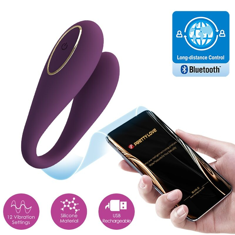 Vibrator tip C Pretty Love August Remote Global Double Pleasure Vibrator [1]