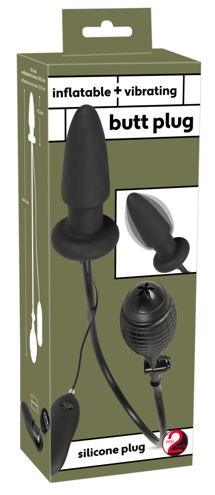 Plug Anal Gonflabil YOU2TOYS Inflatable Vibrating Butt Plug [6]