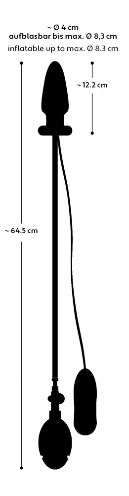 Plug Anal Gonflabil YOU2TOYS Inflatable Vibrating Butt Plug [5]