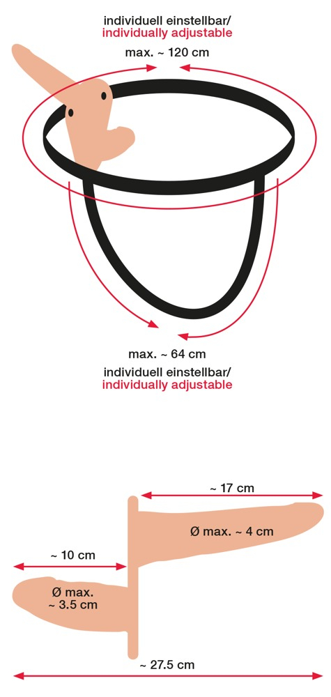 Strap-on Vibrator YOU2TOYS Strap-on Duo [9]