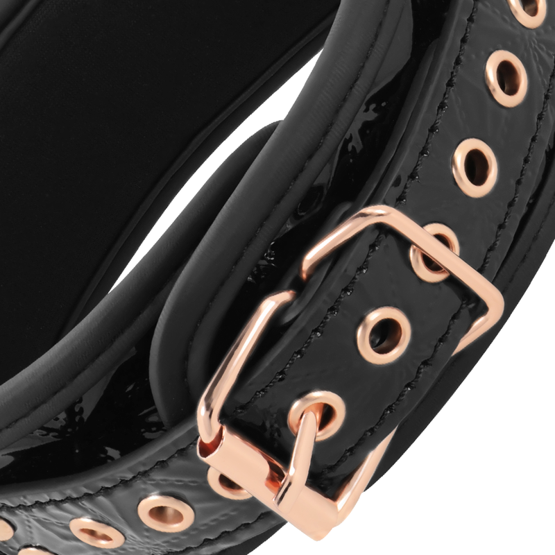 Zgarda Begme Black Edition Premium Vegan Leather Collar With Neoprene Lining [5]