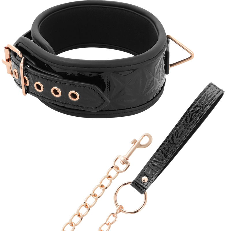 Zgarda Begme Black Edition Premium Vegan Leather Collar With Neoprene Lining [2]