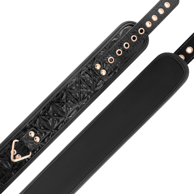 Zgarda Begme Black Edition Premium Vegan Leather Collar With Neoprene Lining [4]