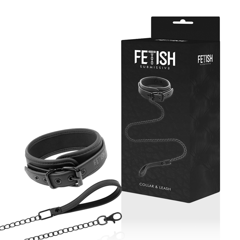 Zgarda Fetish Submissive Noprene Lining Chain Necklace [1]
