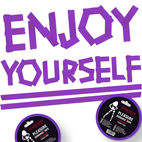 Banda Adeziva Darkness Non-sticky Lilac Bondage Tape 15 M [1]