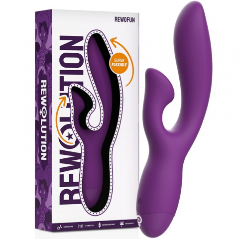 Vibrator Rewolution Rewofun flexible vibrator with rabbit [5]