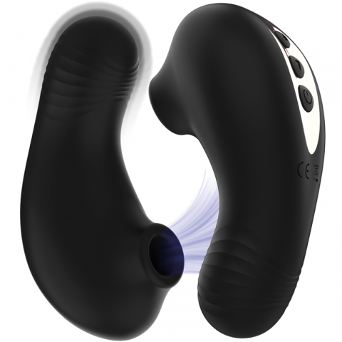 Stimulator Clitoris Rithual Shushu Pro Stimulator Clitoral 2 Powerfull Motors Black [6]