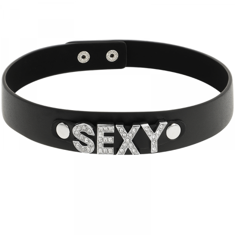 Colier Coquette Chic Desire Sexy Vegan Leather Choker [3]