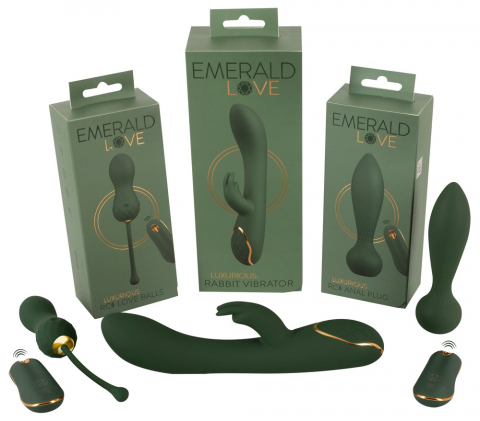 Bile Vaginale Kegel Femei Intarire Muschi Pelvini Emerald Love Luxurious RC Love Balls [9]