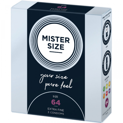 Prezervative - Prezervative MISTER SIZE - CONDOMS SIZE XXL 64 MM 3 buc