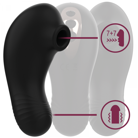 Stimulator Clitoris Rithual Shushu Pro Stimulator Clitoral 2 Powerfull Motors Black [5]