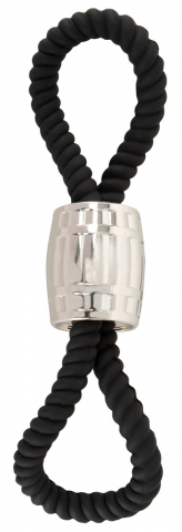 Inel Vibrator Penis Testicule Barbati Rebel Heavy Rope Cock Strap with Two Loops [1]