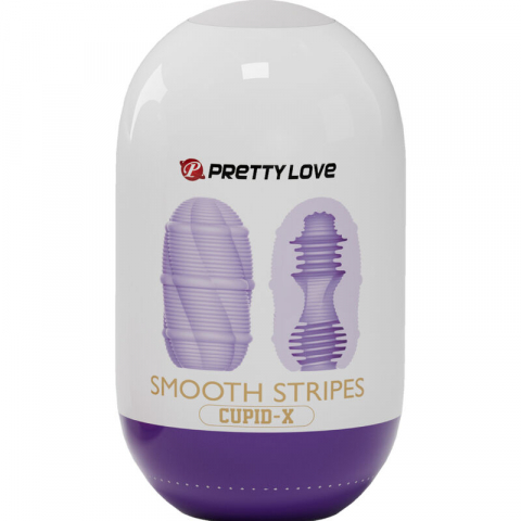 Masturbator Barbati Ou Pretty Love Smooth Stripes Cupid Masturbator Egg [3]