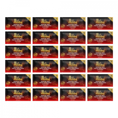 Stimulente Afrodiziace - Servetele Premium Diblong Delay Towel Impotriva Ejacularii Precoce 24 buc