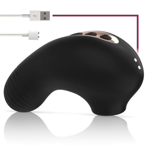 Stimulator Clitoris Rithual Shushu Pro Stimulator Clitoral 2 Powerfull Motors Black [2]