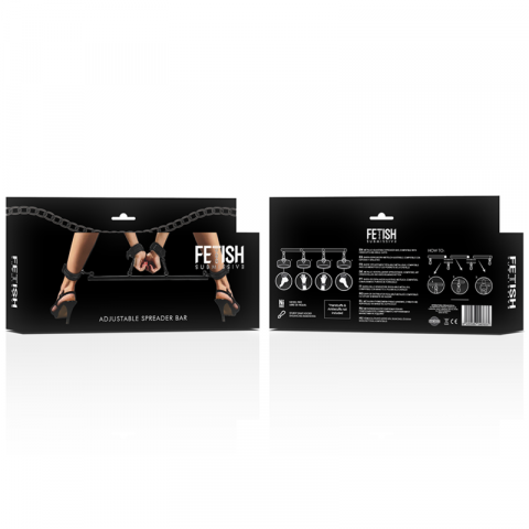 Bara Catuse Fetish Submissive Bondage Adjustable Separator Bar 4 Pieces [6]