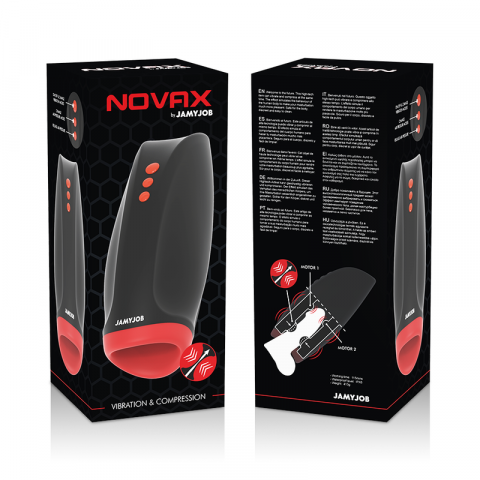 Masturbator Jamyjob Novax masturbator with vibration and compression [6]