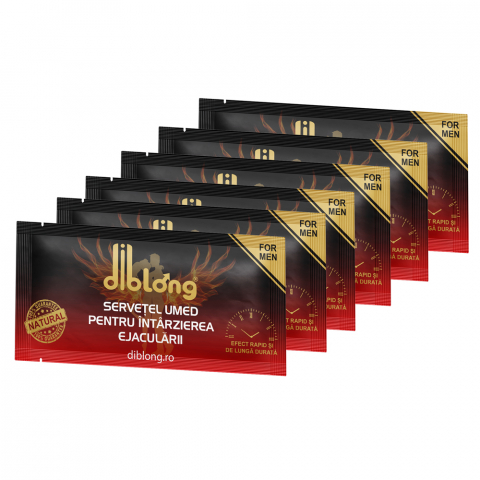Servetele Premium Antiejaculare Precoce Barbati Diblong Delay Towel Set 6 buc [1]
